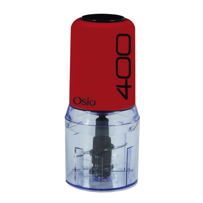 Πολυκόφτης Osio Omc-2312r 2 Λεπιδες Κοκκινο 400w