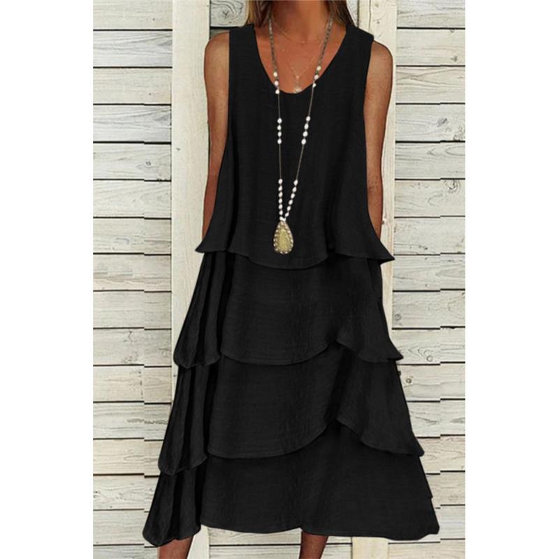 φόρεμα VAROLIA BLACK - 1