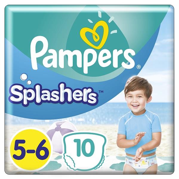 Πάνες-Μαγιό Pampers Splashers Μέγεθος 5-6 (14+ kg) (10τεμ)