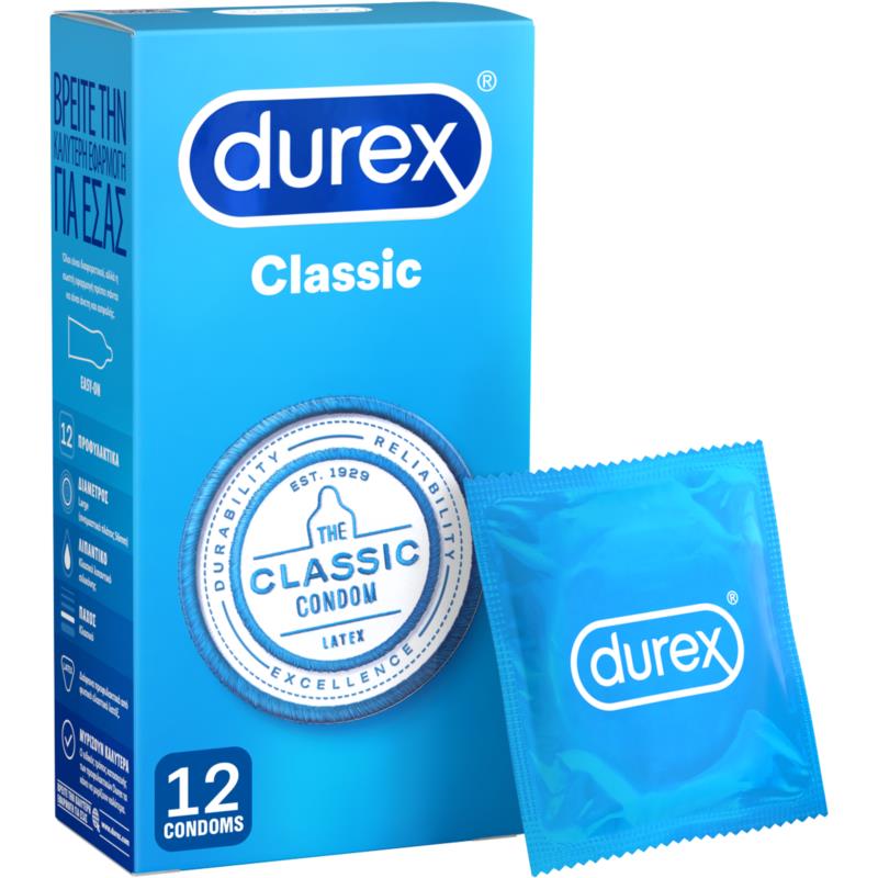 Προφυλακτικά Classic Durex 12 τεμάχια