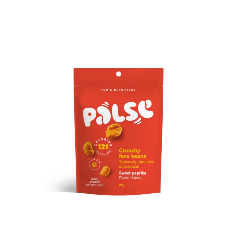 Σνακ από κουκιά με γλυκιά πάπρικα, Palse (28g)