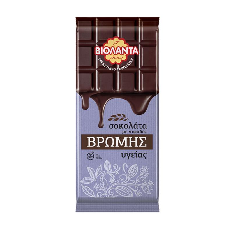 Σοκολάτα υγείας με Βρώμη Βιολάντα (100g)