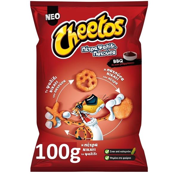 Σνακ από Καλαμπόκι Πέτρα Ψαλίδι Πατούσα Cheetos (100g)