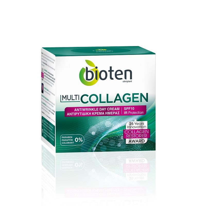 Αντιρυτιδική Κρέμα Ημέρας Multi Collagen Bioten Spf 10 35+ (50 ml)