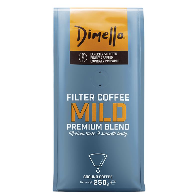 Αλεσμένος Καφές Φίλτρου Mild Dimello (250 g)