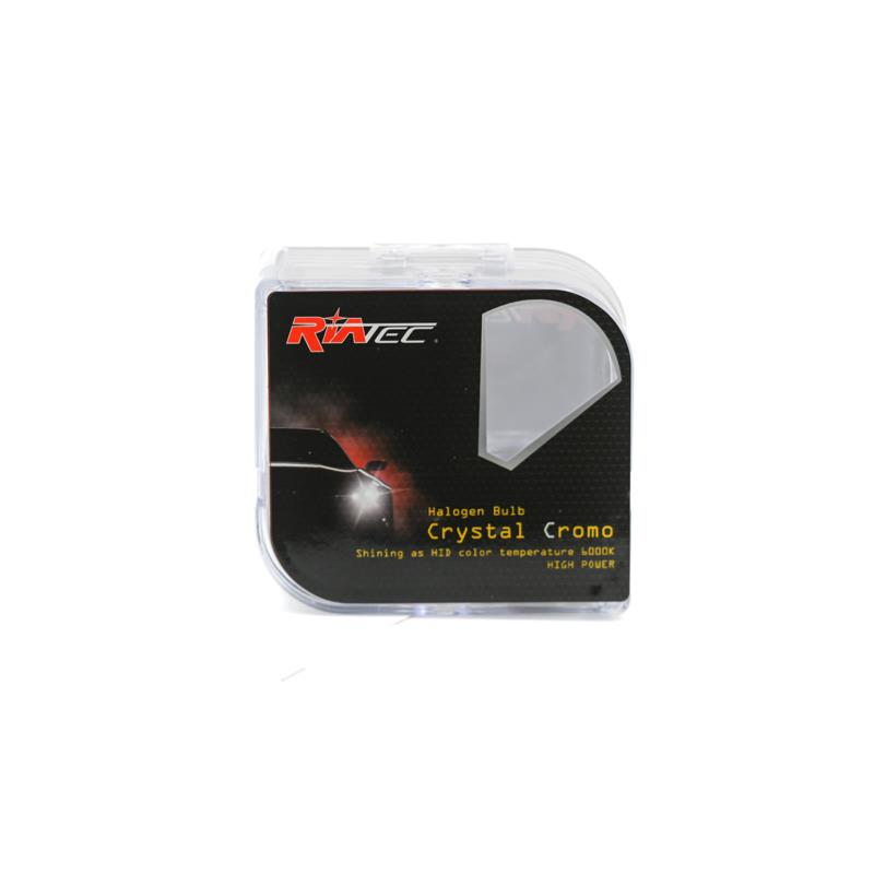 Σετ Λαμπες Riatec Crystal Cromo H4 12V 60/55W 6000K