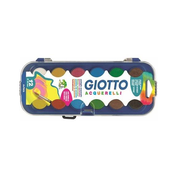 Fila Hellas Νερομπογιες Giotto 12 Χρωματων Με Πινελο - 000351200