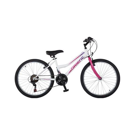 Παιδικό Ποδήλατο Orient Excel Lady 24" Άσπρο Μωβ - 151218M