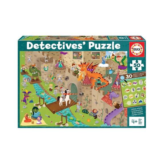 Παζλ 50pcs Educa Detective's Puzzle Castle - 18895