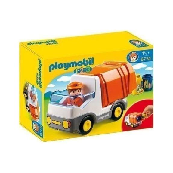 Playmobil 1.2.3 Απορριμματοφόρο Όχημα - 6774