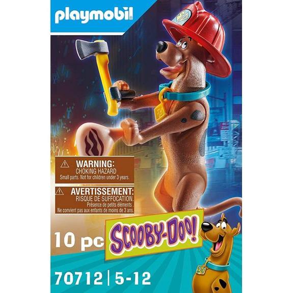 Playmobil Scooby-Doo Συλλεκτική Φιγούρα Scooby "Πυροσβέστης" - 70712