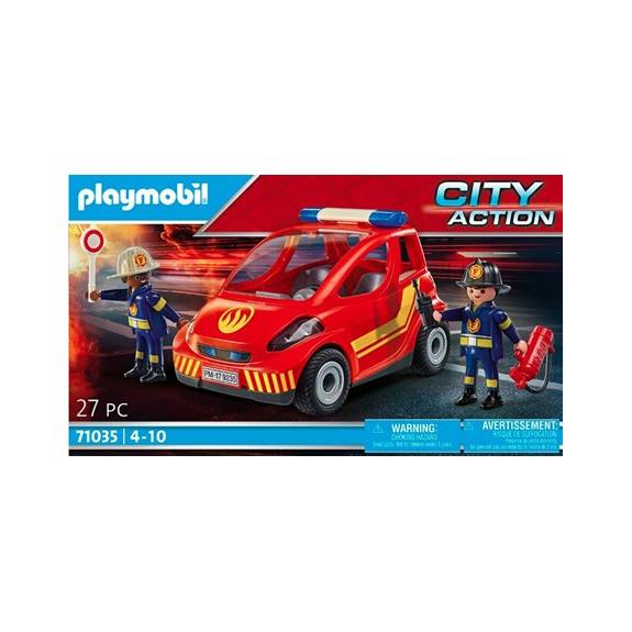 Playmobil City Action Οχημα Πυροσβεστικης & Πυροσβεστες - 71035