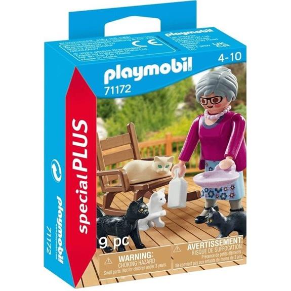 Playmobil Special Plus Γιαγια με Γατακια - 71172