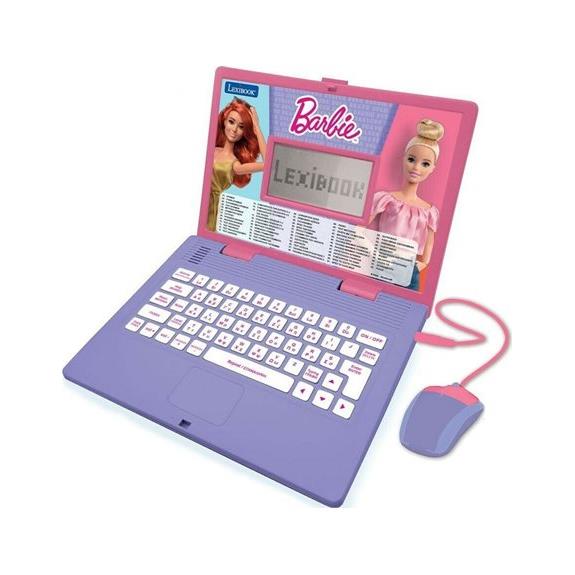 Lexibook Εκπαιδευτικο Διγλωσσο Laptop Barbie - JC598BBi8