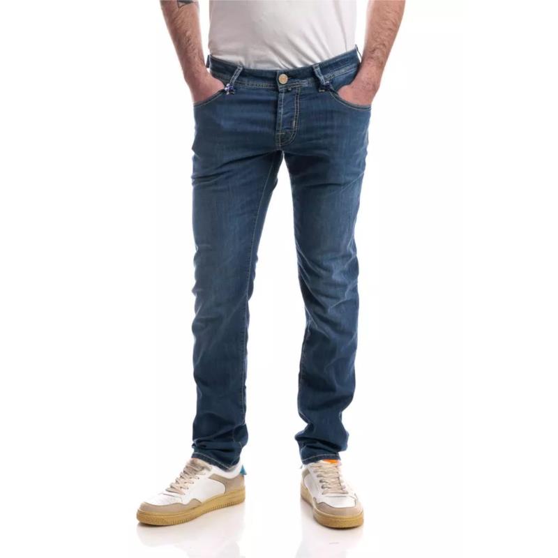 Jacob Cohen Blue Cotton Jeans & Pant JA-10729 W36