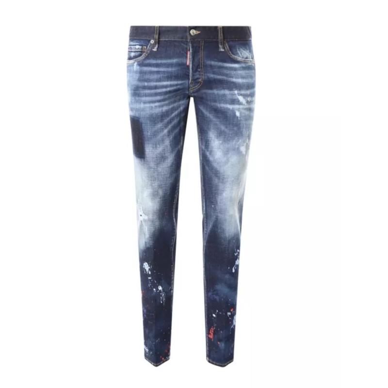 Dsquared² Blue Cotton Jeans & Pant DS-10910 IT48