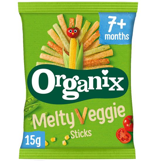 Βιολογικό Σνακ "Melty Veggie" Organix (15g)