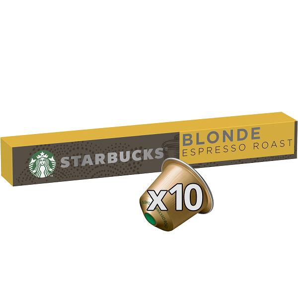 Καφές Espresso Blonde Ελαφρύ Καβούρδισμα Starbucks By Nespresso (10 κάψουλες)
