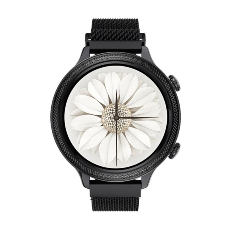 Smartwatch M3 Γυναικείο - Μαύρη κάσα / Μαύρο λουρί