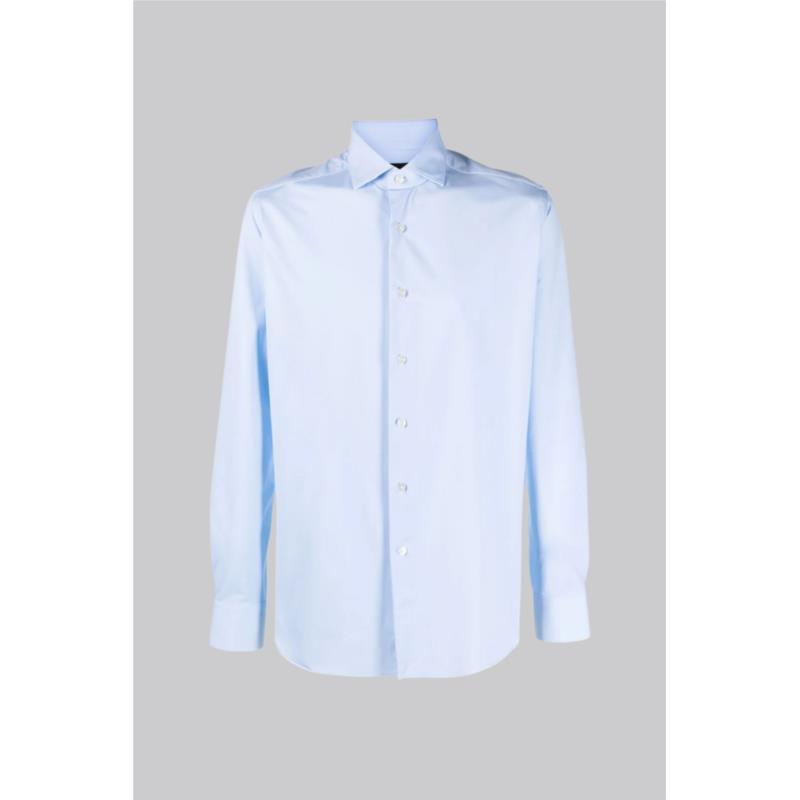 Ανδρικό Μπλε Button-Down Long-Sleeve Shirt XACUS