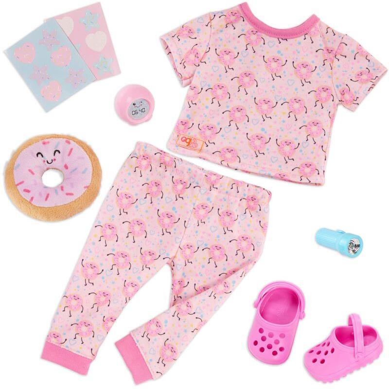 Our Generation Ενδυμασία Deluxe Pajama With Donut Print & Plush (BD30539Z)