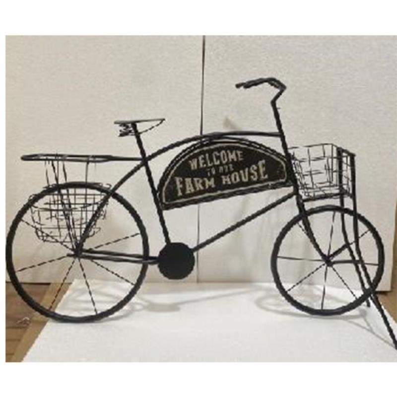 Διακοσμητικό Ποδήλατο Μεταλλικό Μαύρο iliadis 134x32x85εκ. 85059 (Υλικό: Μεταλλικό, Χρώμα: Μαύρο) - Iliadis - il_85059