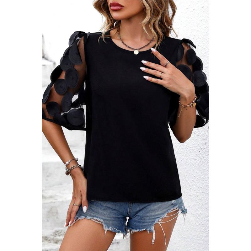 γυναικεία μπλούζα LOSELINA BLACK - 1