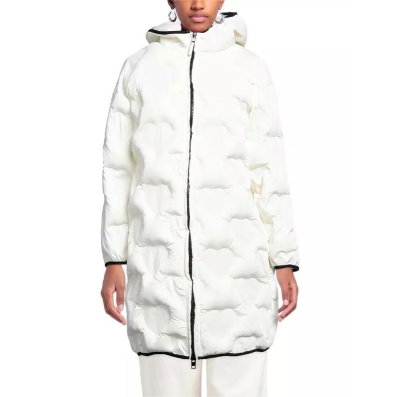 Love Moschino White Polyester Jackets & Coat LO-10252 IT44