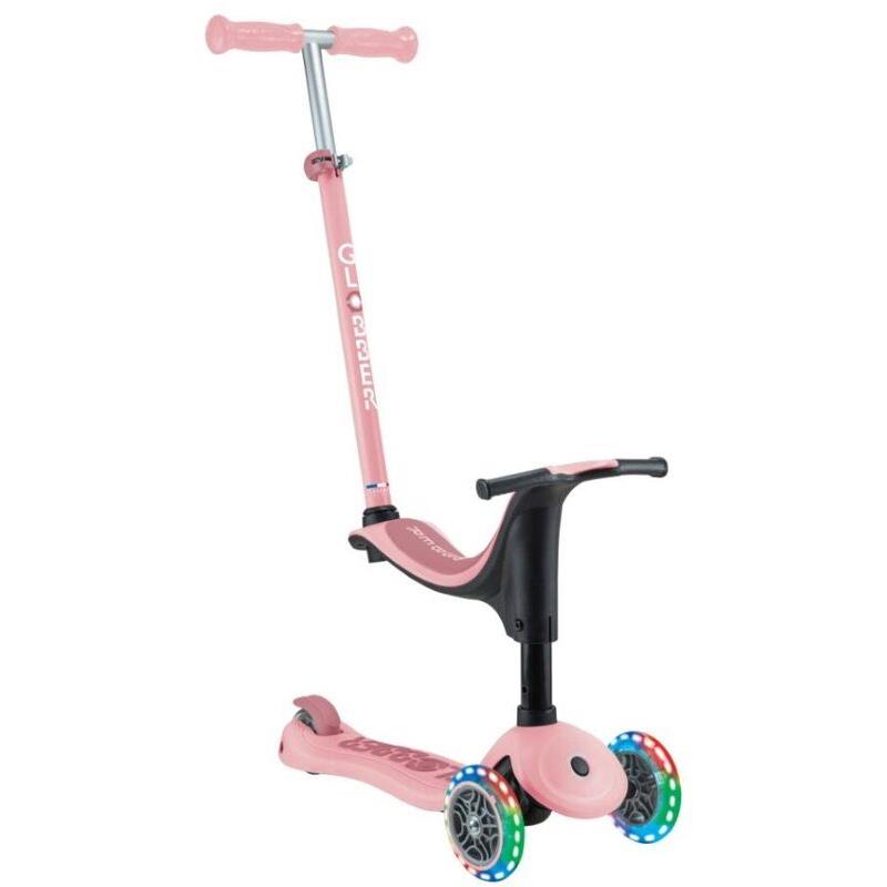 Globber Scooter Go.Up Sporty Lights Pastel Pink (452-710-4)