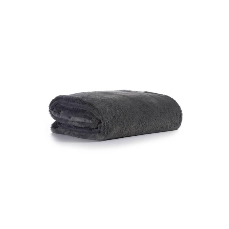 NEF-NEF κουβέρτα μονόχρωμη υπέρδιπλη "Warmer" 240 x 220 cm - 031658 Γκρι