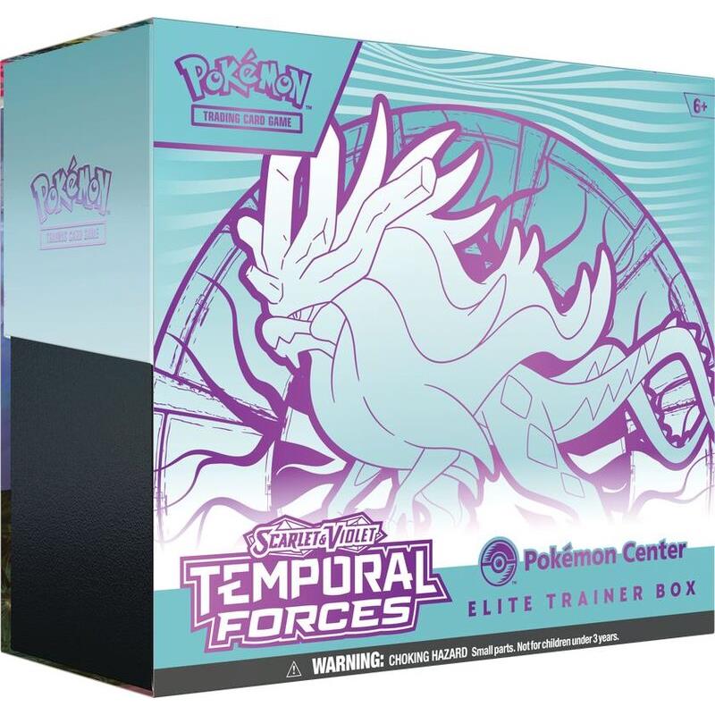 Pokemon:SV5 Temporal Forces Elite Trainer Box-2 Σχέδια (POK856570)