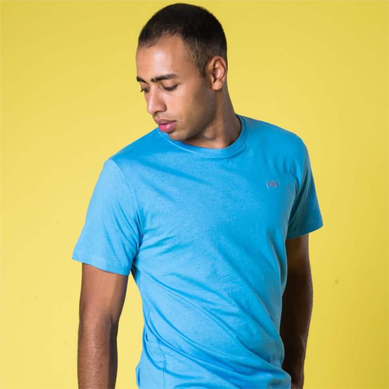 Prince Oliver T-Shirt Γαλάζιο 100% Cotton ( Modern Fit)