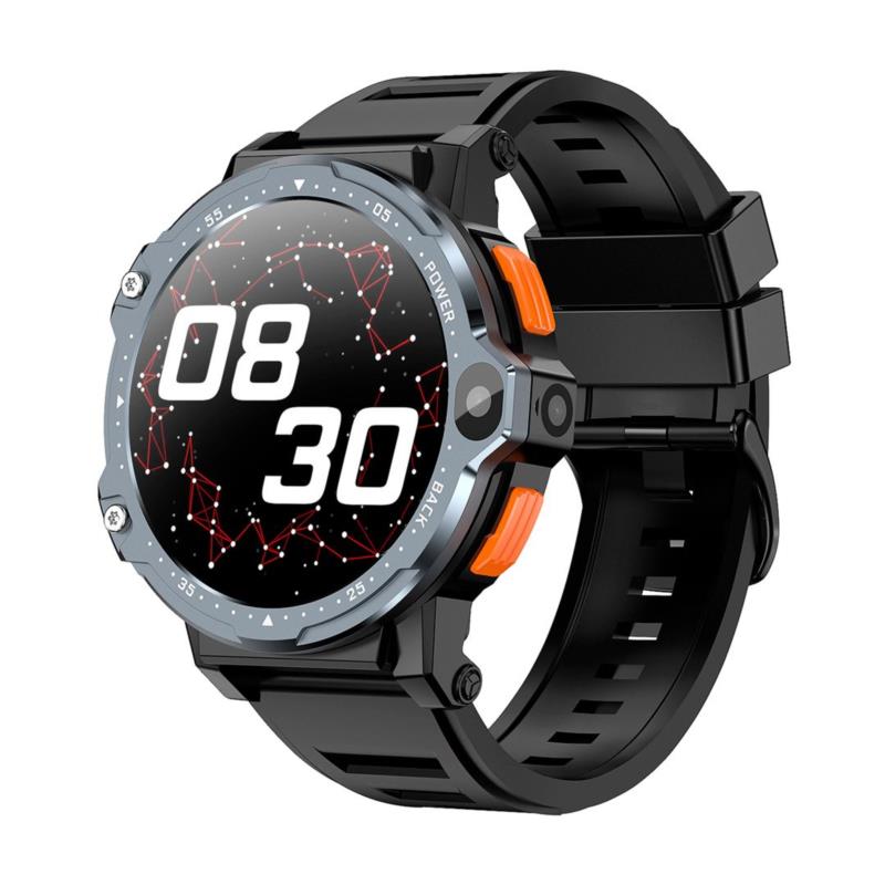 Smartwatch PG999 4G - Μαύρη κάσα / Μαύρο λουρί σιλικόνης