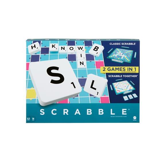Mattel Επιτραπέζιο Νεο Scrabble 2 σε 1 – Ελληνική Έκδοση - HXW06