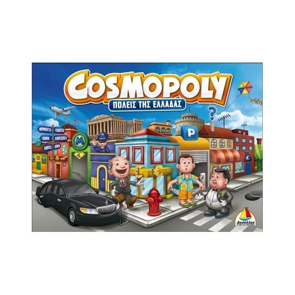 Δεσύλλας Games Επιτραπέζιο Παιχνίδι Cosmopoly (Πόλεις Της Ελλάδας) - 100556