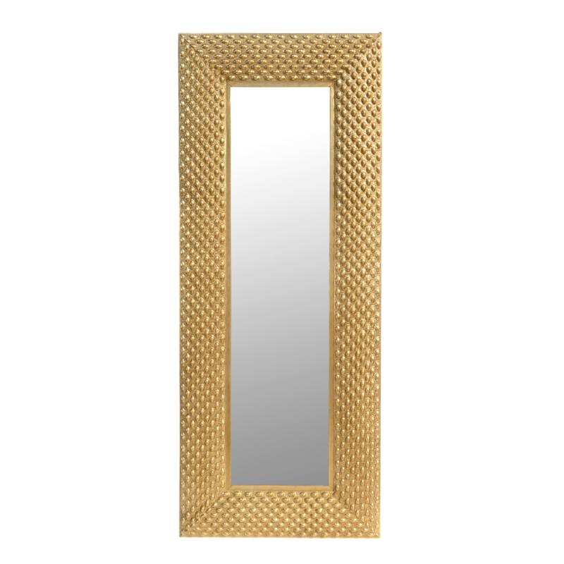 Zen Collection Καθρέπτης Τοίχου Resin Χρυσός 30x120cm 48565