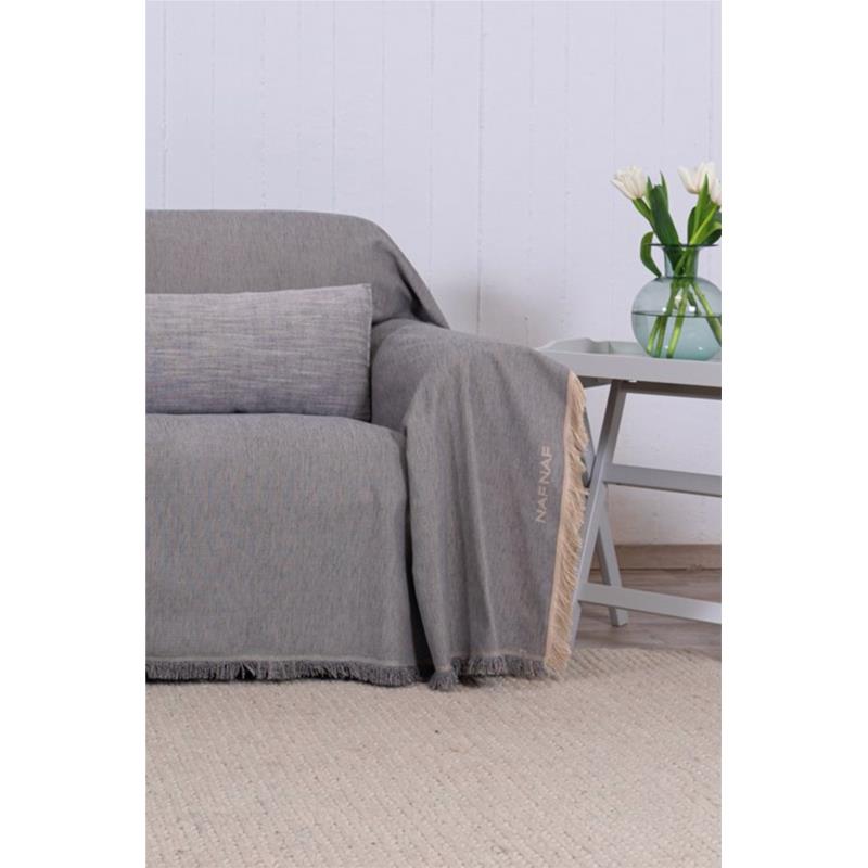 Βιοκαρπέτ Home Naf-Naf Highline Ριχτάρι Πολυθρόνας Γκρι 180x180cm 358-78