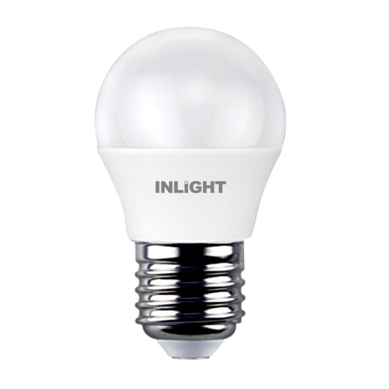 InLight Λαμπτήρας E27 LED G45 8W 700Lm 4000Κ Φυσικό Λευκό 7.27.08.12.2