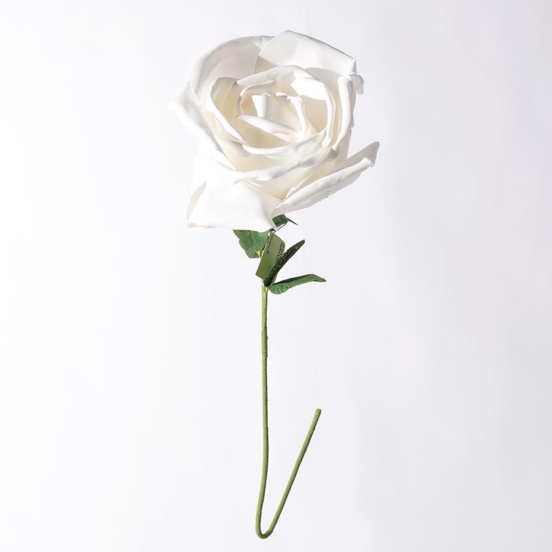 Supergreens Τεχνητό Κλωνάρι Τριαντάφυλλο Λευκό Φ50x115cm 6651-7