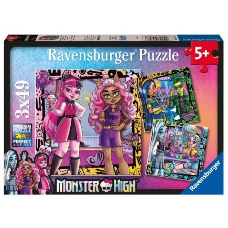 Ravensburger Παζλ 3X49 Monster High (05723)