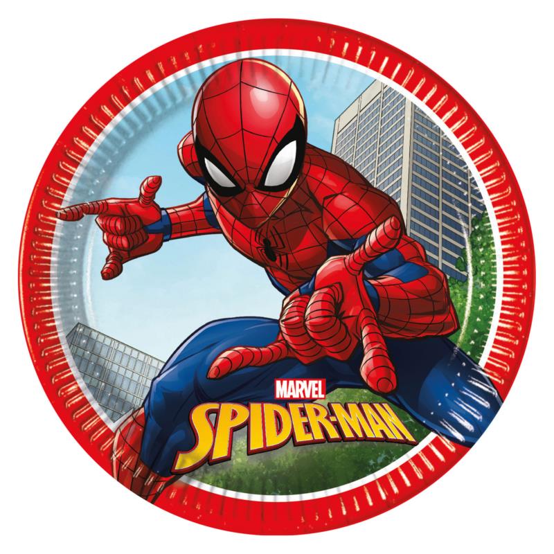 Χάρτινα Πιάτα Next Generation Fsc Spiderman Crime Fighter 23cm (8τεμ)