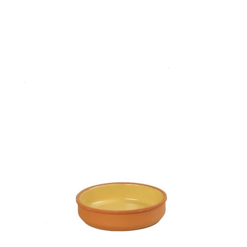 Πυρίμαχο Ρηχό Μπώλ από Terracotta Κίτρινο Φ16x4cm NAK118K20-1 Espiel