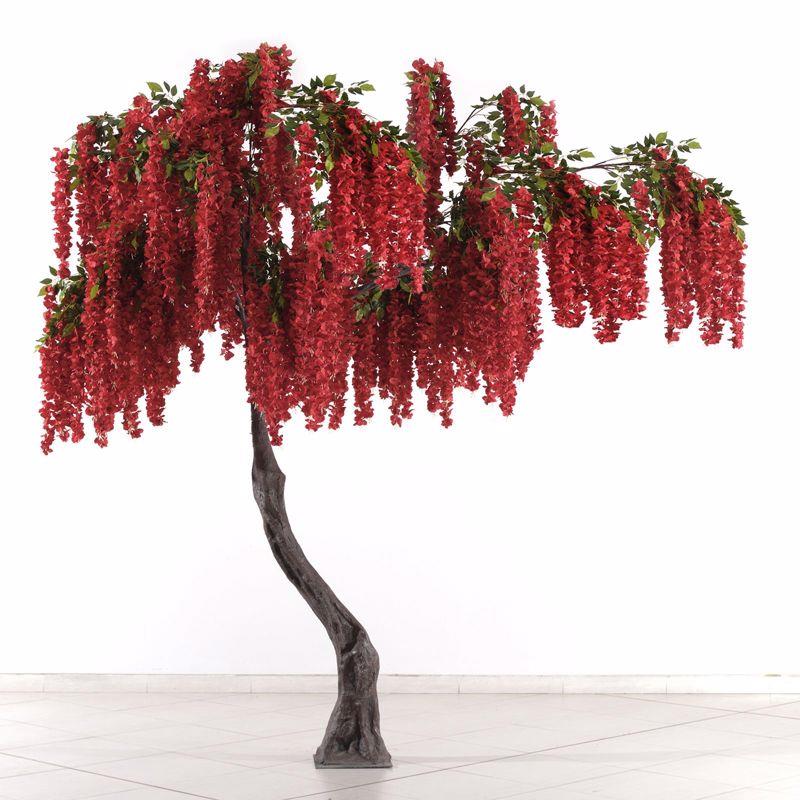 Supergreens Τεχνητό Δέντρο Γλυσίνα Κόκκινη 340cm 6040-6