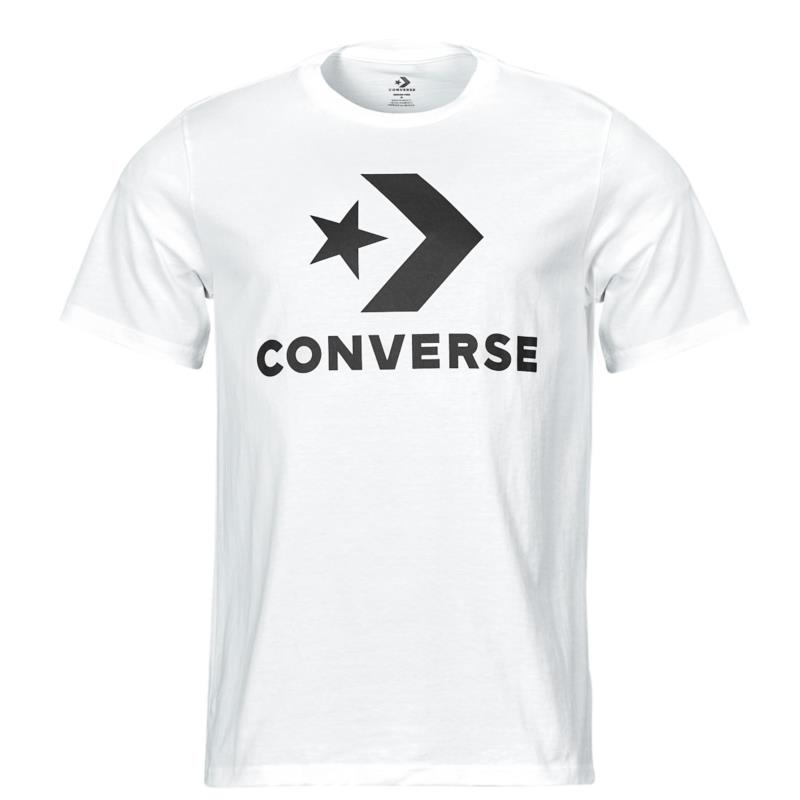 T-shirt με κοντά μανίκια Converse STAR CHEVRON TEE WHITE