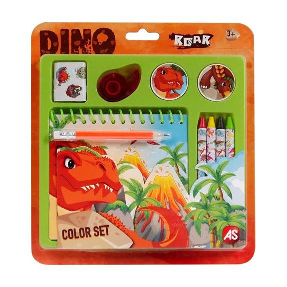 As Company Σετ Ζωγραφικης Color Set Δεινοσαυροι Dino Roar - 64150