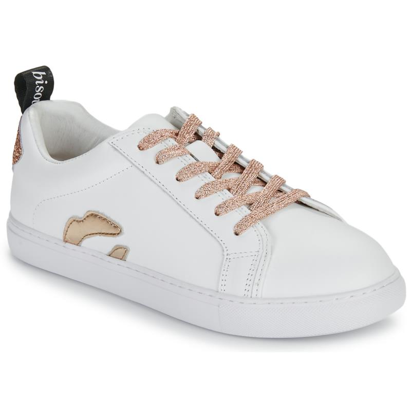 Xαμηλά Sneakers Bons baisers de Paname BETTYS METALIC ROSE GOLD LACE