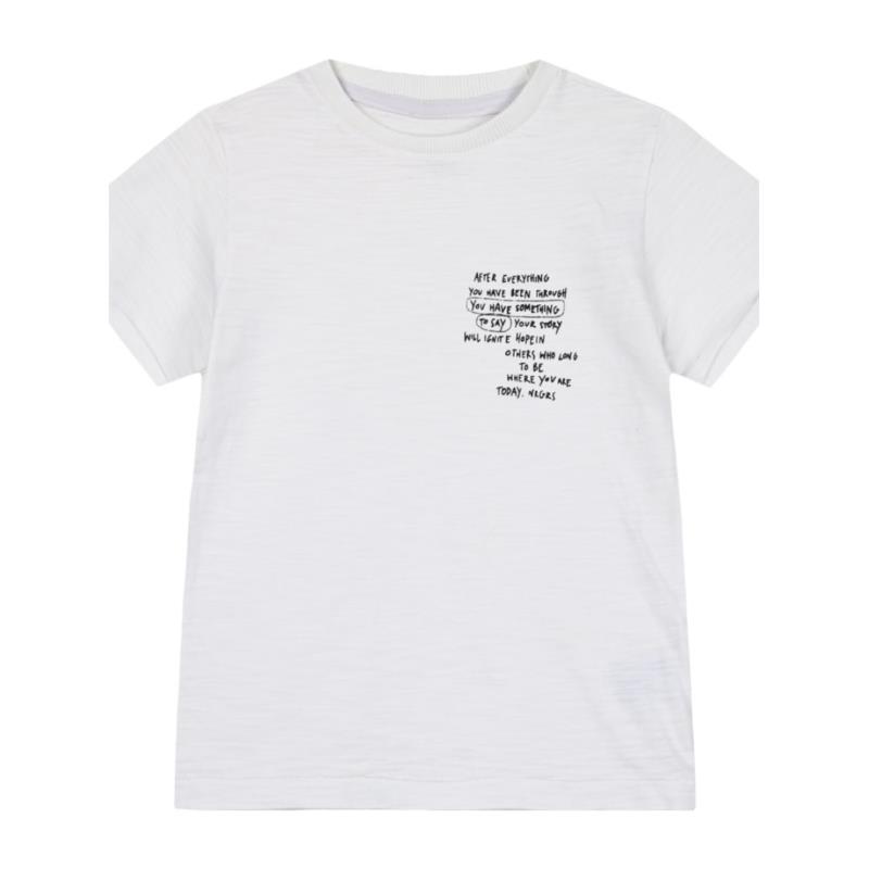 Energiers Κοντομάνικη μπλούζα με τύπωμα για αγόρι ΛΕΥΚΟ 13-224033-5