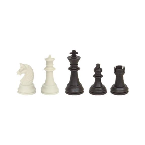 Remoundo Επιτραπέζια Πιόνια Για Σκάκι Λευκά/Μαύρα - 69-623