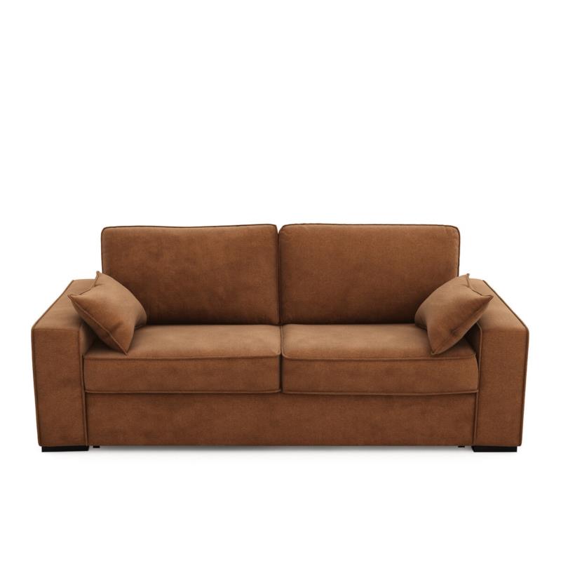 Καναπές-κρεβάτι από πολυέστερ με λάτεξ στρώμα Μ98xΠ225xΥ85cm