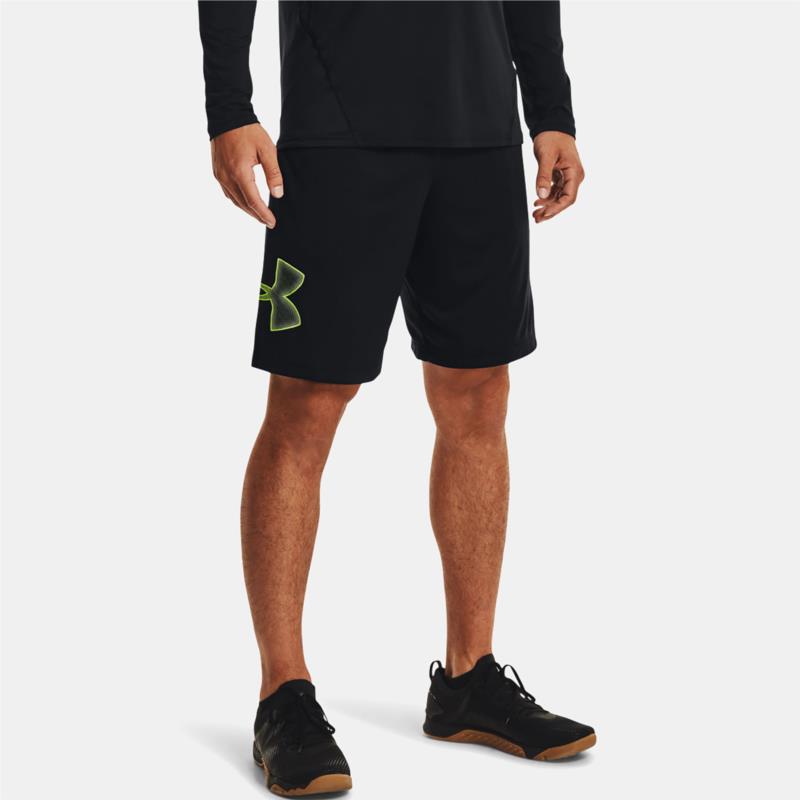 UNDER ARMOUR TECH GRAPHIC SHORTS ΜΑΥΡΟ